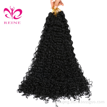 zizi braid Micro Box twist Braid Crochet Twisted Hair Afro 3S Curly ZiZi Box Braids Synthetic Crochet Twisted Hair Extensions